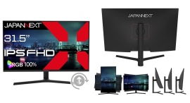 JAPANNEXTが31.5インチのIPSパネルを搭載したフルHD解像度の液晶モニター2機種を12月13日(金)に発売 JAPANNEXTが31.5インチのIPSパネルを搭載したフルHD解像度の液晶モニター2機種を12月13日(金)に発売