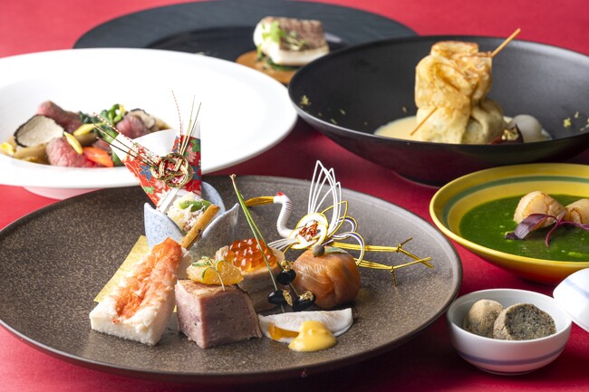 【二子玉川エクセルホテル東急】お正月を華やかに祝う限定コースと冬から春へ季節の移ろいを感じるコース料理を販売