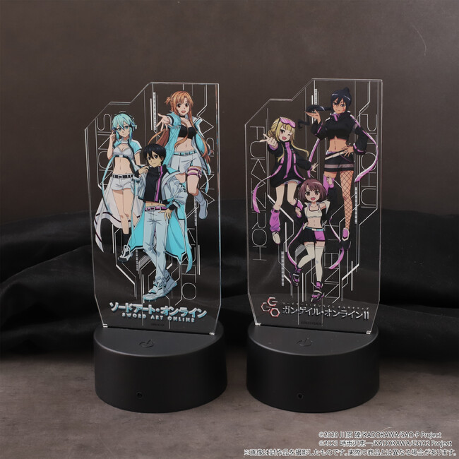 『ソードアート・オンライン』『ソードアート・オンライン オルタナティブ ガンゲイル・オンライン』より、イルミナスタンドが受注生産商品で登場！
