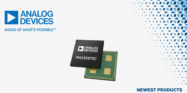 マウザー、Analog Devices の超低消費電力マイクロ・コントローラMAX32675の取り扱いを開始