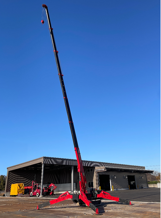 電動パワーユニット搭載「移動式クレーンURW507C」レンタル開始