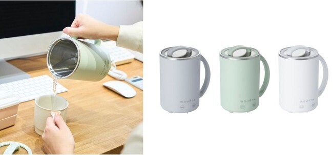 飲み物はずっと温かく、料理は作ってそのまま食べられる！調理ができるマグカップ Cook Mugの大容量サイズ“Cook Mug plus”を新発売