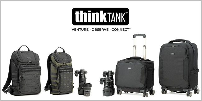 【シンクタンクフォト新商品】バックパックの新シリーズ「ダークライト」が登場。さらに、ロングセラーのローリングケース「エアポートナビゲーター」「エアポートローラーダービー」をアップデート！