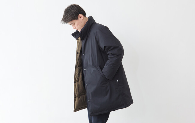 暖冬ダウン。“南極観測隊用”ウェア工場・ザンター製、“暖冬”にちょうど良い「リバーシブル超軽量ロングダウン」販売開始