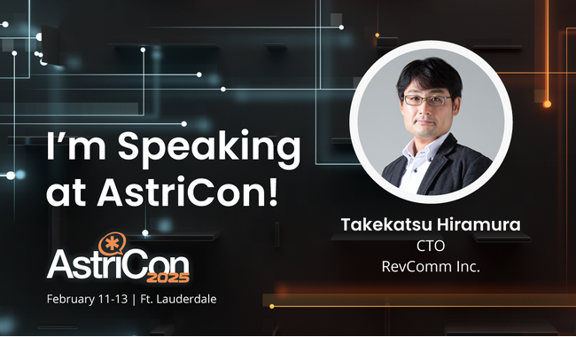 レブコム、世界有数の通信産業イベント ITEXPOを構成する国際会議 Astricon 2025 に採択、登壇