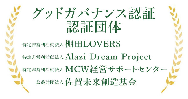 安心して寄付・支援を託せる仕組み「グッドガバナンス認証」を新たに取得した・更新した非営利組織（NPO）を紹介