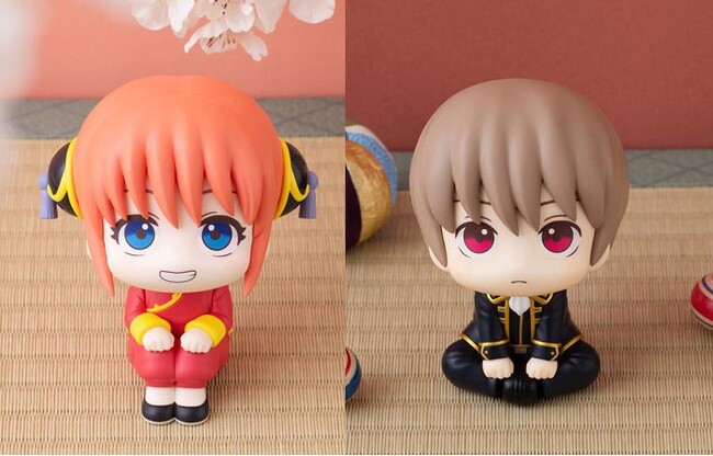 『銀魂』より「神楽」「沖田総悟」が、見上げ＆おすわりポーズのフィギュアシリーズ「るかっぷ」に登場。