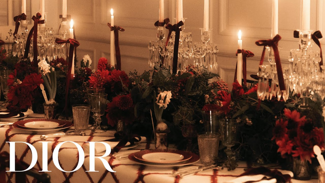 【DIOR MAISON】コーデリア・ドゥ・カステラーヌによるテーブルセッティング