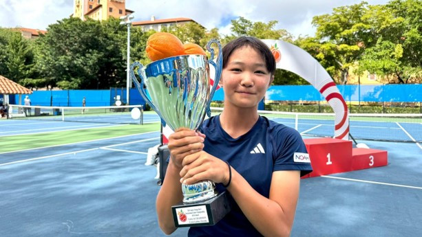 期待の若手、宮澤紗希乃が日本人女子選手初の快挙！若手テニスプレイヤーの登竜門「Orange Bowl 2024」U-14カテゴリーで日本人初優勝！