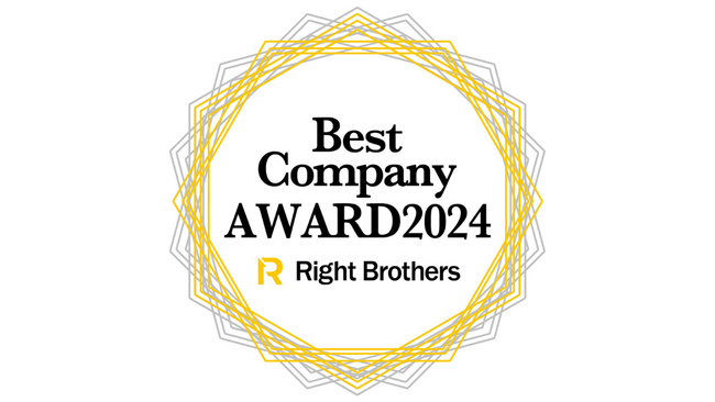 「後継者問題への挑戦」- Right Brothers株式会社が株式会社M&A総合研究所の「Best Company Award 2024」を受賞