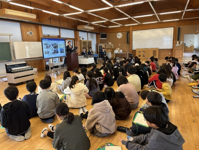 「日本の工業生産を考える」滋賀県 貴生川小学校にて出張授業を実施