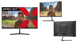 JAPANNEXTが23.8インチ IPSパネル搭載 180Hz対応のフルHDゲーミングモニターをAmazon限定 16,980円で12月20日(金)に発売 JAPANNEXTが23.8インチ IPSパネル搭載 180Hz対応のフルHDゲーミングモニターをAmazon限定 16,980円で12月20日(金)に発売