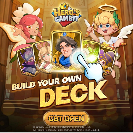 【新作】ターン制戦略バトルRPGゲーム『Hero's Gambit』クローズドβテストが12月20日（金）より開催！