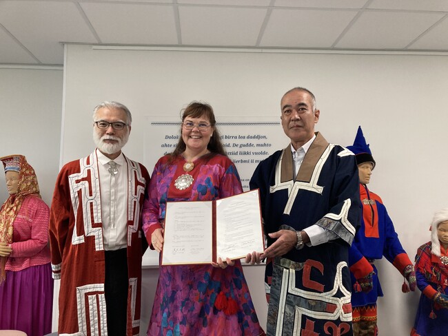 【公益財団法人アイヌ民族文化財団】フィンランド国立サーミ博物館と40年ぶりに連携協定を再締結