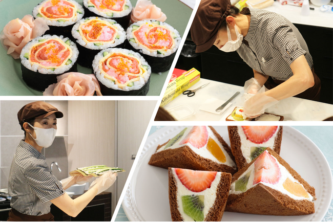 ［イベントレポート］外部の料理教室イベントにて講師を務めました　～巻き寿司やフルーツサンドなど美しい断面で魅せる“萌え断”教室～