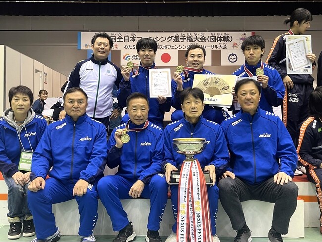 第77回 全日本フェンシング選手権「ネクサス 団体優勝Ｖ4！」