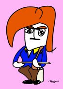 二胡奏者キャラクター NIKOROMAN(TAKUROMAN作) 二胡奏者キャラクター NIKOROMAN(TAKUROMAN作)