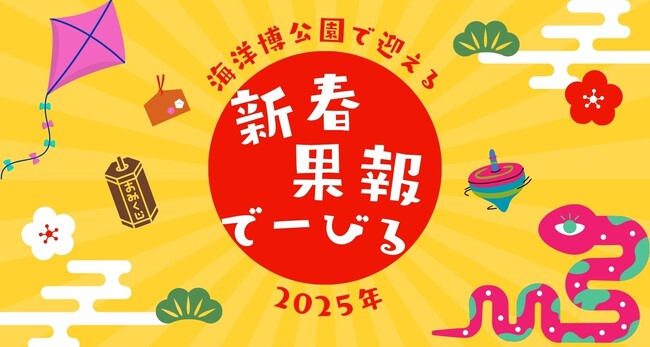 【海洋博公園】～海洋博公園で迎える新春～「新春果報でーびる」開催！！