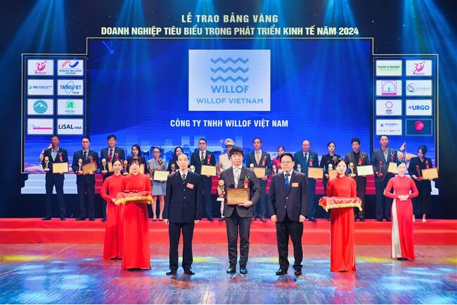ベトナム現地法人 WILLOF Vietnam Company Limited が優れた外国企業に贈られる『FDI アワード』を受賞