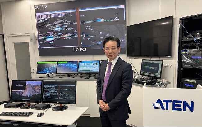 【ATENジャパン】東京・神田ショールームで大型LEDディスプレイを設置、最新の中央監視システムが体感できる場としてリニューアルオープン！