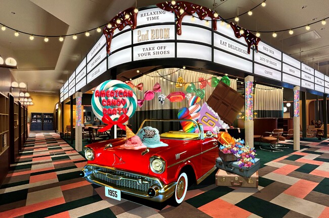 【1955 東京ベイ】カラフルでアメリカンなキャンディがテーマの、仲間とお菓子パーティーを楽しむイベント「American Candy Party 1955」初開催