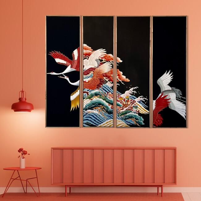 大切な思い出の着物に新たな命を。着物をアートに甦らせる”ikasu”が、額縁に桐を用いた着物アップサイクルサービスを提供。オーダーメイドにも対応開始。