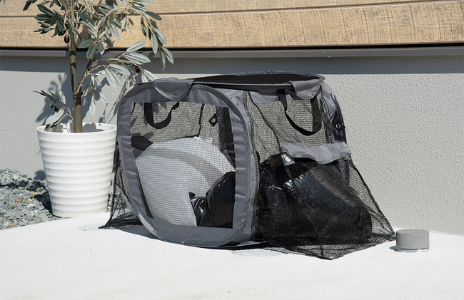 ゴミ収集袋が多い日でも安心のワンタッチでらくらく拡張機能！戸建て住宅に便利な、“拡張式ゴミ収集ボックス”が新発売