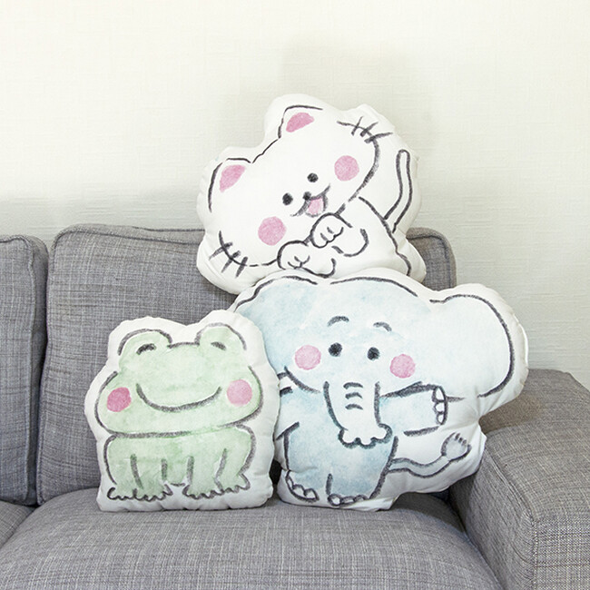 絵本『たいそうするゾウ』（作：えちがわのりゆき／フレーベル館）の絵本ナビオリジナルグッズ第二弾・全8種が発売開始！