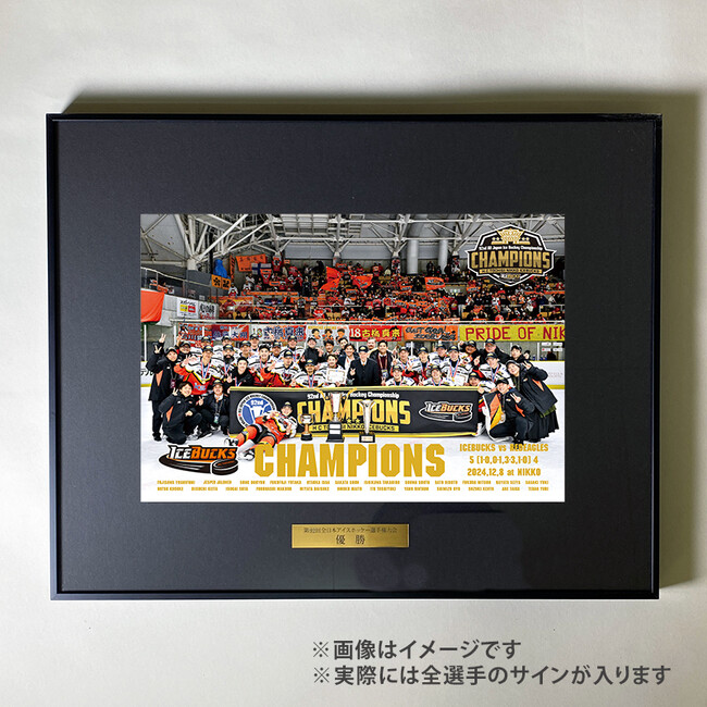 「全日本選手権大会 優勝記念フォトフレーム・写真集 受注販売」
