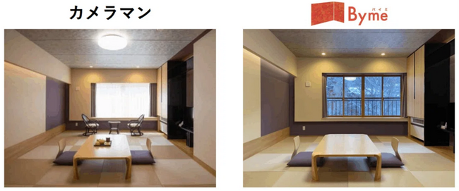 日本初の宿泊施設に特化した写真撮影アプリBymeが自動アップロード先にじゃらんnetを追加