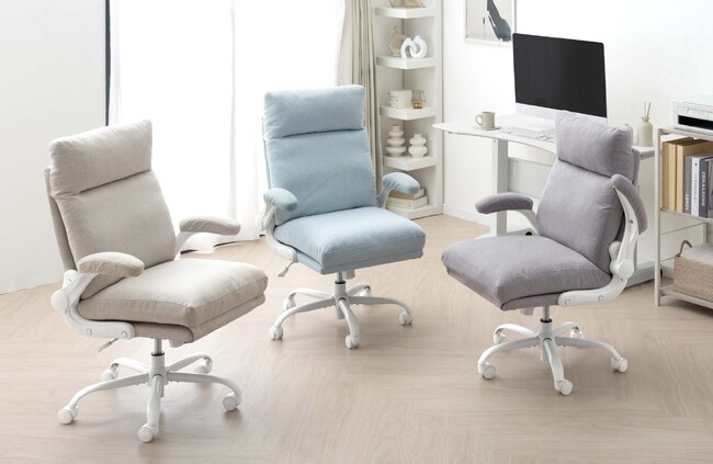 新発想！“洗えるデスクチェア”で快適なデスクワーク！部屋のインテリアにマッチしたデザイン性と機能性を兼備
