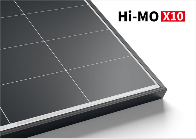 LONGi、N型BC技術搭載の太陽電池モジュール「Hi-MO X10」を日本市場に投入