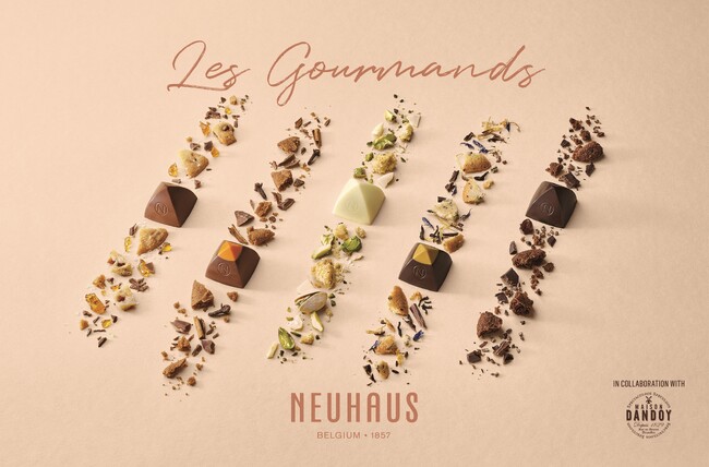 【NEUHAUS ノイハウス】ベルギーを代表するチョコレートの老舗と焼き菓子の老舗〈MAISON DANDOY メゾン ダンドワ〉のコラボレーション「レ グルマンズ シリーズ」新発売！