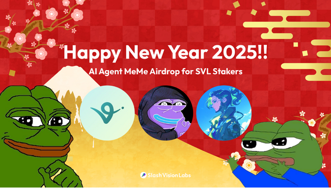 Slash Vision Labsが、＄VIRTUAL ＄AIXBT ＄GAMEをSVLステーカー上位20名にエアドロップ！「AI Agent × Alpha-Baseキャンペーン」を開催