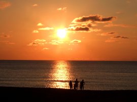 夕日ヶ浦の夕日 夕日ヶ浦の夕日