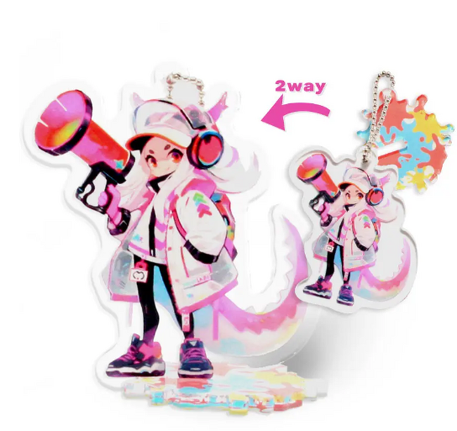 持ち運ぶも飾るも自由自在!2WAYアクリルキーホルダー&スタンド新登場