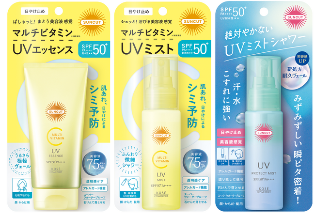～肌あれ・日やけによるシミ・そばかすを防ぐ　スキンケアUV～日やけ止めブランド『サンカット(R)』マルチビタミン（保湿）※1UVシリーズを2月3日より発売