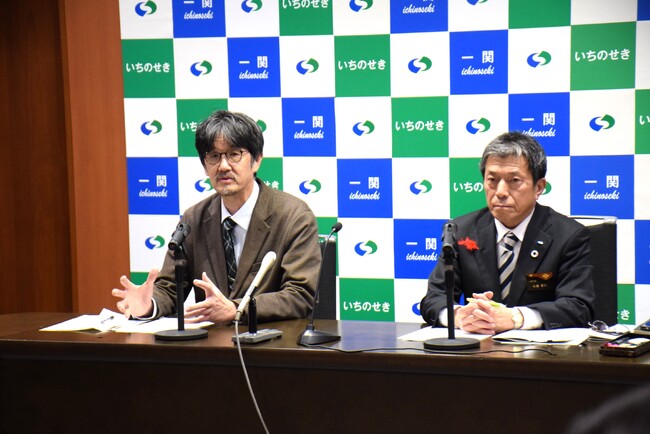 一関工業高等専門学校と一関市がスタートアップ共同宣言を行いました