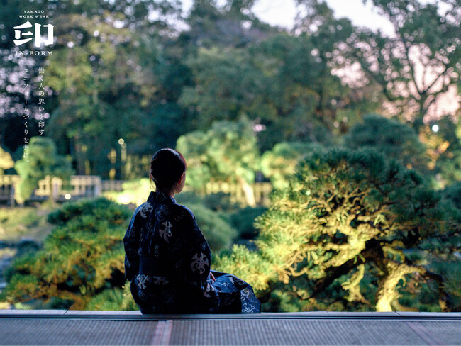 ＜印FORM＞福岡県にある料亭旅館【柳川藩主立花邸 御花】のリニューアルオープンに伴い、お客様のゆかたとスタッフの半纏・きものを製作