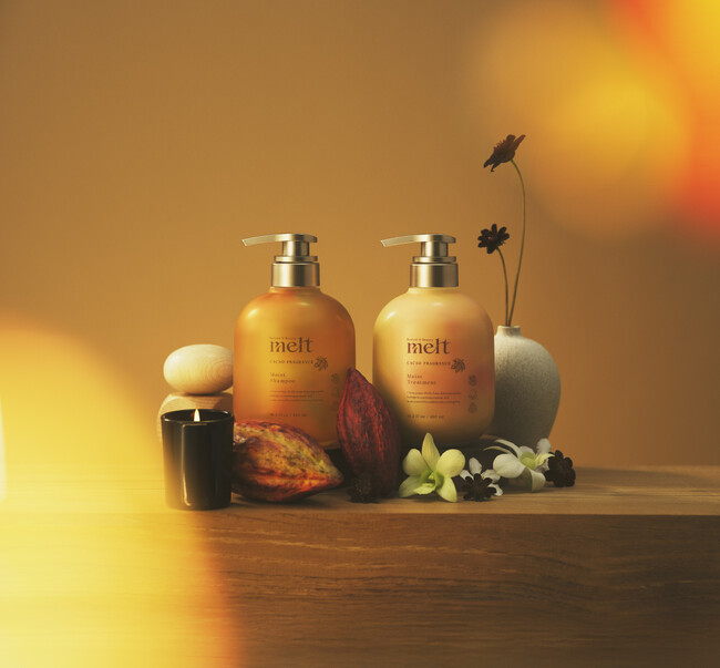 アワード 26 受賞*1 の 「melt（メルト）」 初のフレグランスシリーズ第一弾「sweet melt collection」 冬限定カカオフレグランス2025年1月18日発売