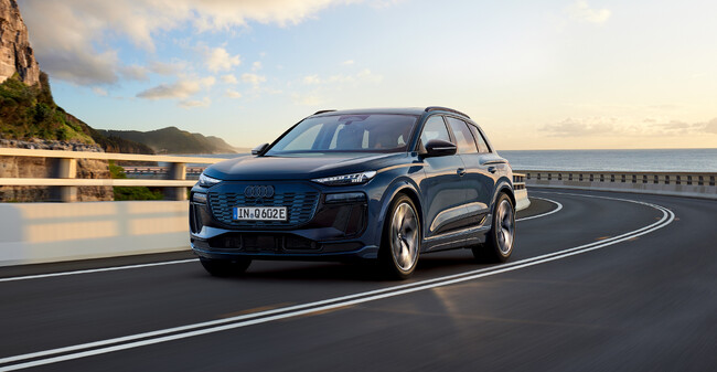 Audi Q6 e-tron、東京・大阪の正規ディーラー12店舗で2025年初春に先行限定公開