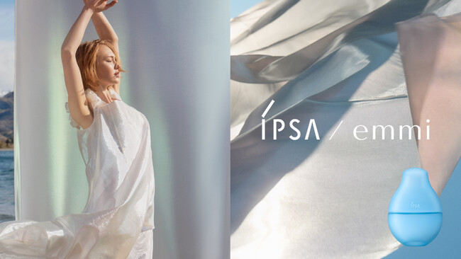 [emmi] ひとりひとりの肌が本来持つ美しさを引き出す化粧品ブランド「IPSA」とファッションブランド「emmi」が業界を超えた初コラボレーションを実現　ワンピースやヨガウエアなど全12型を展開