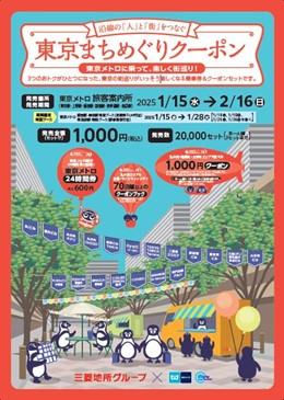 「東京まちめぐりクーポン」を数量限定で発売します！