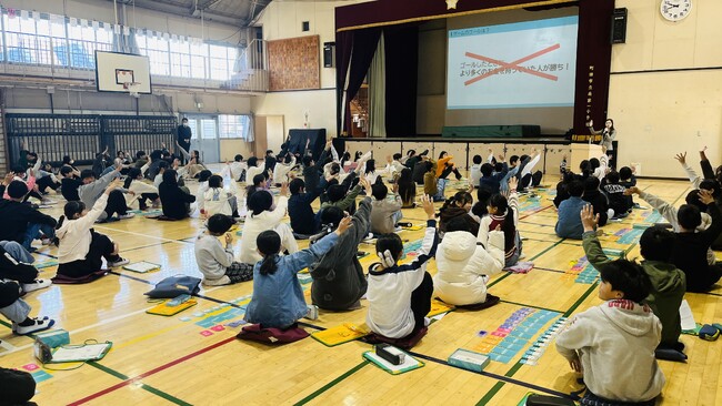 「人生の練習」ができる学校向け金融/キャリア教育ゲームを小学6年生114名に実施