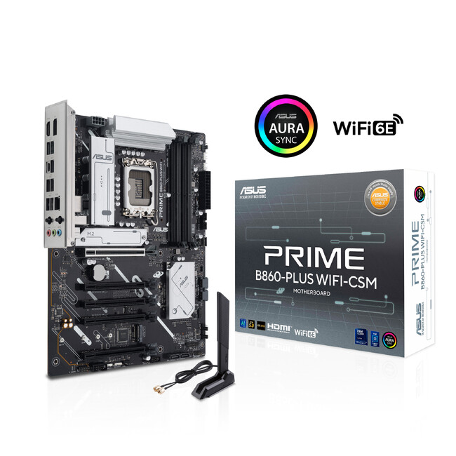ASUSのマザーボードより、intel LGA 1851対応のB860チップセット搭載マザーボードを3製品発表
