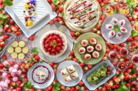 いちご尽くしのスイーツと国産牛のローストビーフが食べ放題！春を感じるディナーブッフェをリーベルホテル大阪で1/21～開催