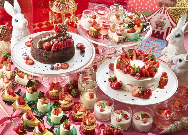 【リーガロイヤルホテル小倉】きらめく多彩ないちごスイーツに心躍る！STRAWBERRY CIRCUS ～魅惑のいちごフェスティバル～