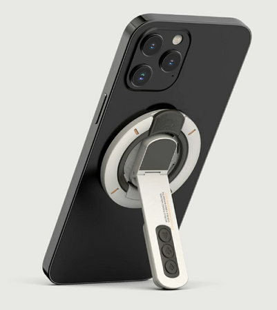 Magsafe対応の360度回転するスマホスタンド＆リング！究極の暇つぶしに最適なプチプチボタン付き！