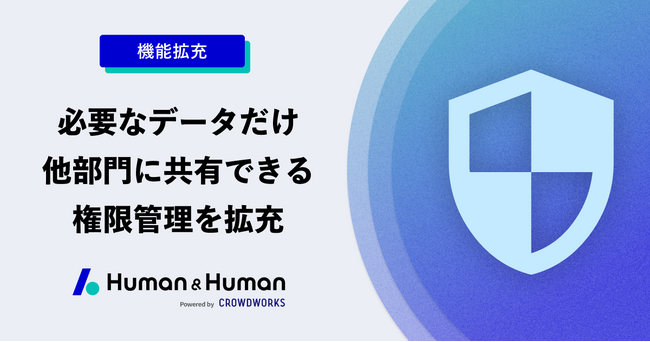 人事部門のDX化を実現する「Human & Human」、他部門に選択的に人事データを展開できる権限管理機能を拡充