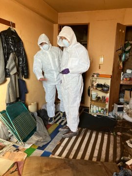 特殊清掃の下見 特殊清掃の下見